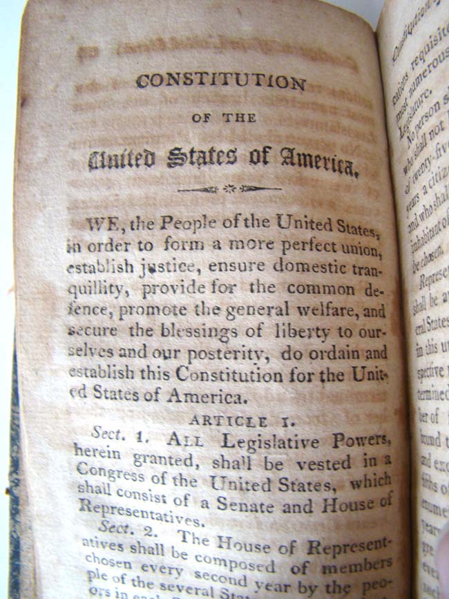 A RARE book titled "The Text-Book of the Washington Benevolent Society" published by George Hough in 1812. — image 8